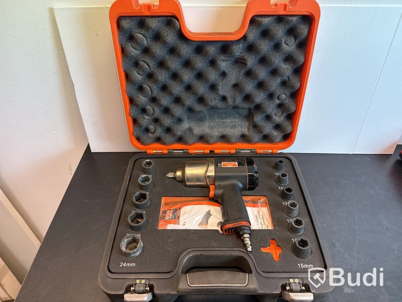 Mutterdragare Bahco BP815, med låda & hylsor