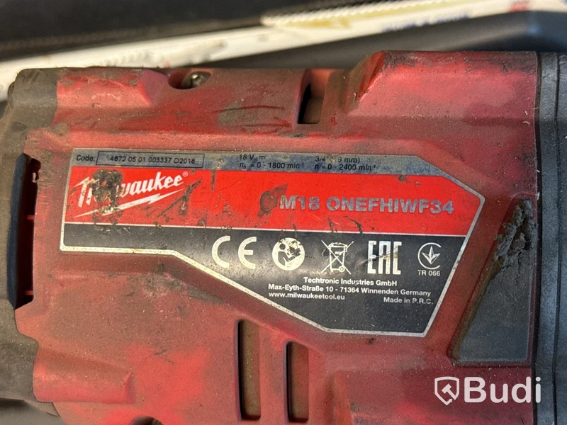 Mutterdragare Milwaukee M18 3/4”