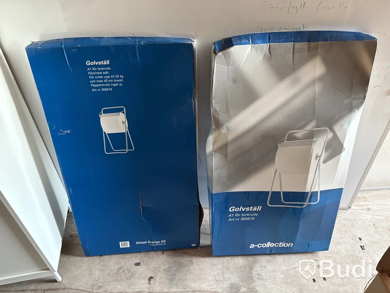 2 st golvställ för torkpapper.