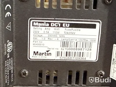 Ljusmaskin Martin DC-1 EU