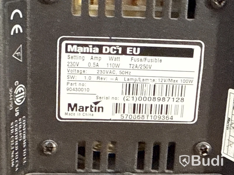 Ljusmaskin Martin DC-1 EU