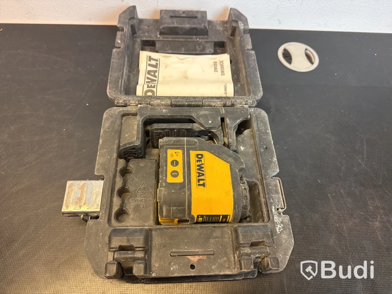 Korslaser DeWalt DW088, 2 linjer, självnivellerande (horisontal/vertikal)
