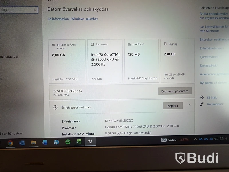 Laptop Lenovo L470, i5, 8GB