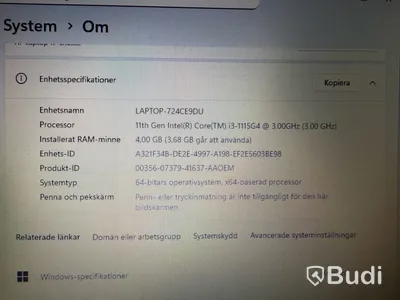 HP Laptop, i3, 4GB