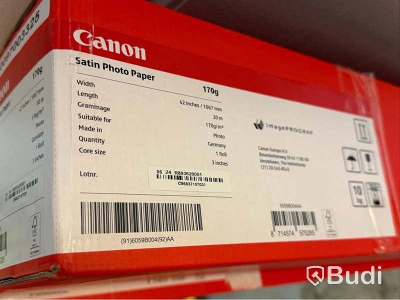 Fotopapper Canon Satin 170g, 30m