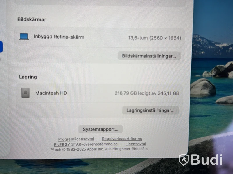 MacBook Air 13 tum, M4-chip, 16 GB, 256 GB -2025