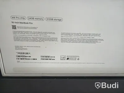 MacBook Pro 16-tums, M4 Pro-chip, 24 GB, 512 GB -2025