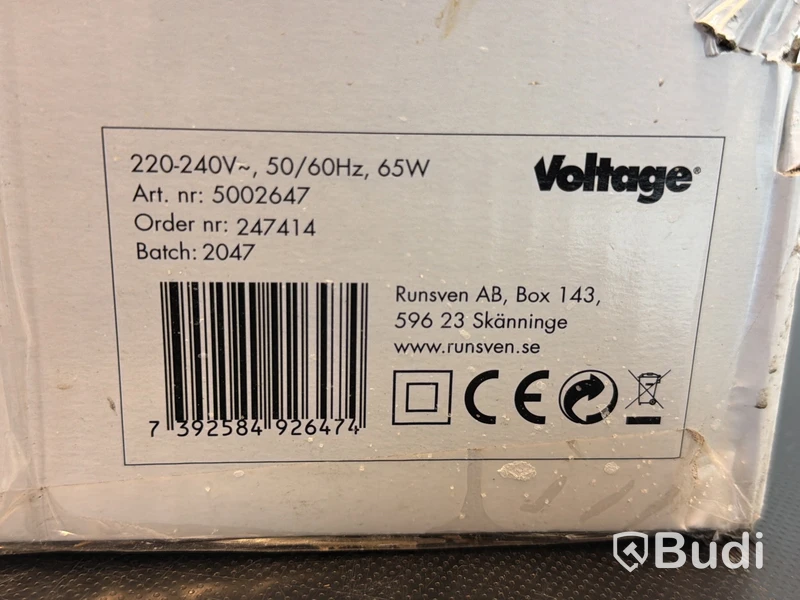 Luftkylare, Voltage