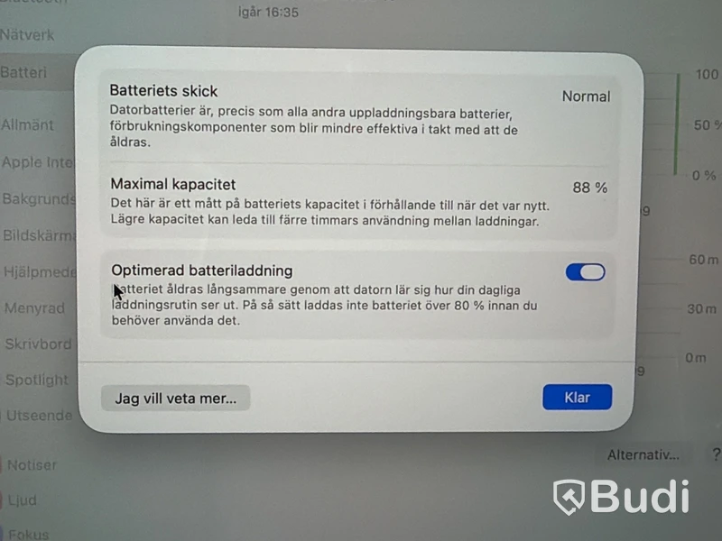 MacBook Air M3, 13,6-tum Retina-skärm, 256 GB SSD, 8 GB RAM
