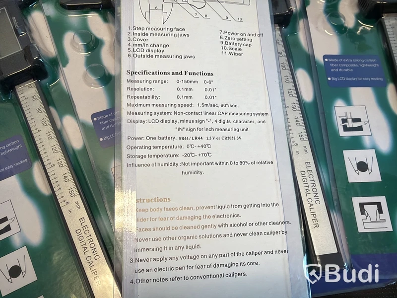 Borrhammare & digitala skjutmått