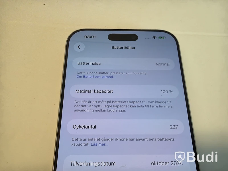 iPhone 16 Pro Max, 512 GB, vit