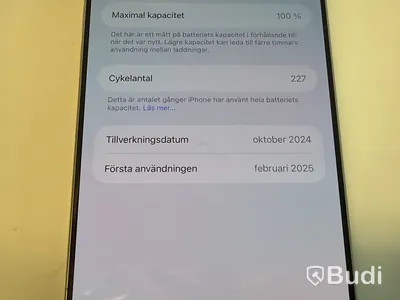 iPhone 16 Pro Max, 512 GB, vit
