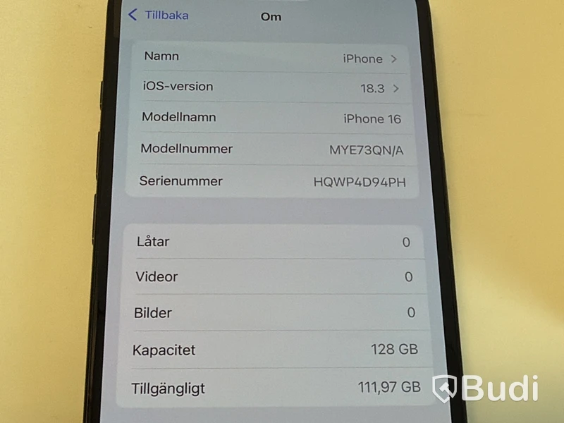 iPhone 16 128GB