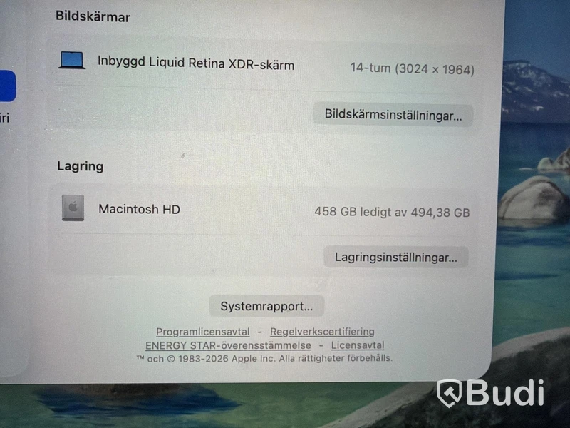 MacBook Pro Apple 14 tum, M3 Pro, 18 GB RAM