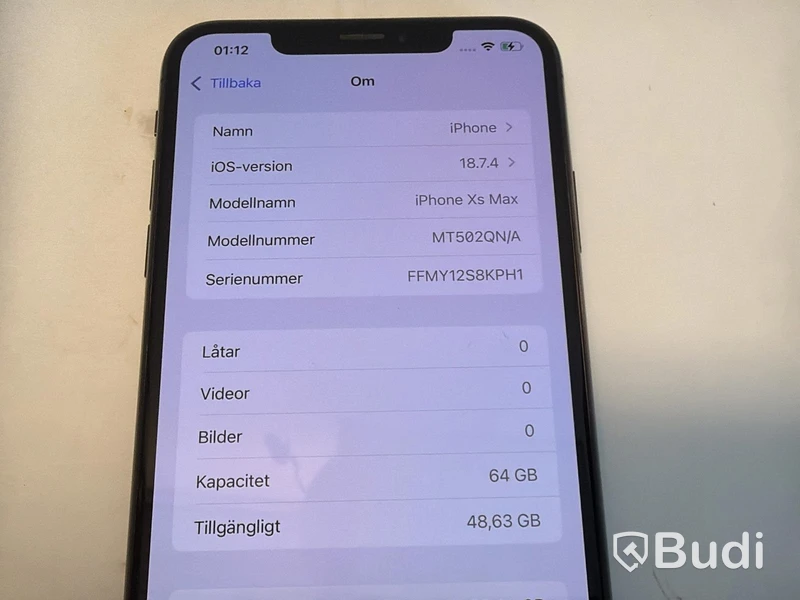 iPhone Apple XS Max, 64 GB