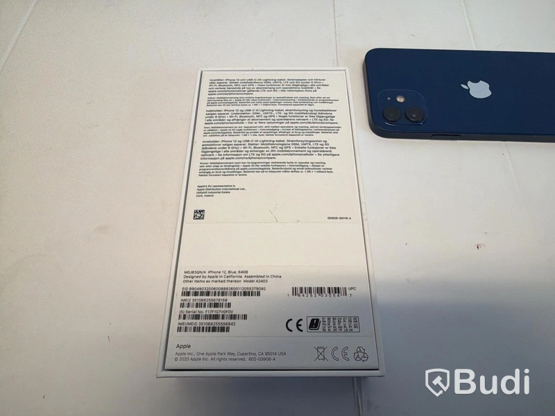 iPhone 12, blå, 64 GB