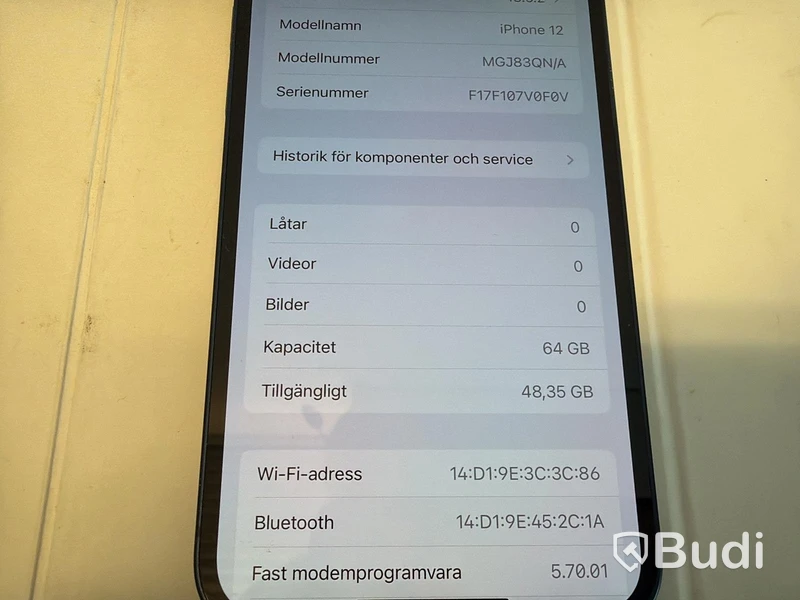 iPhone 12, blå, 64 GB