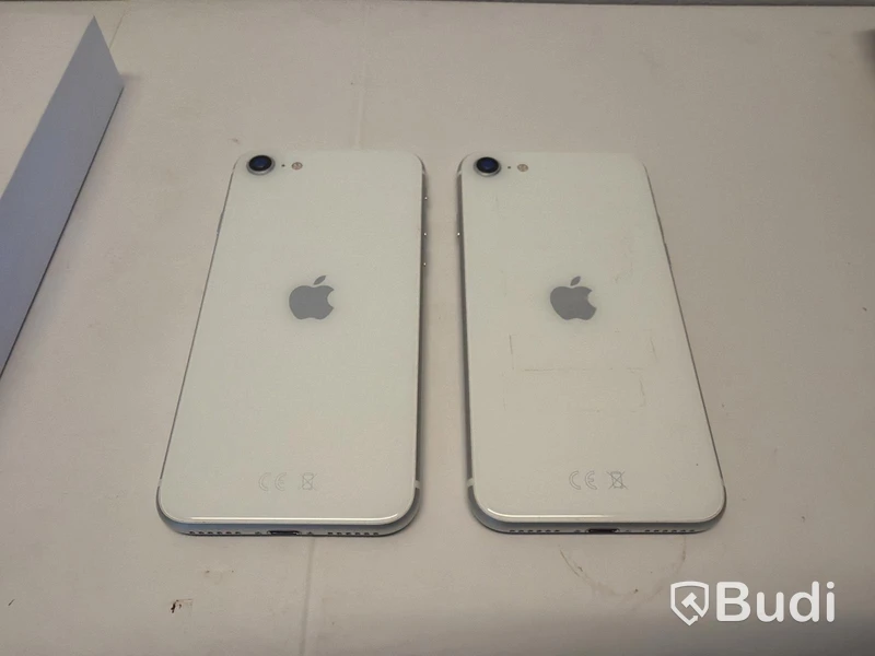 2 st iPhone SE, 64 GB, vit