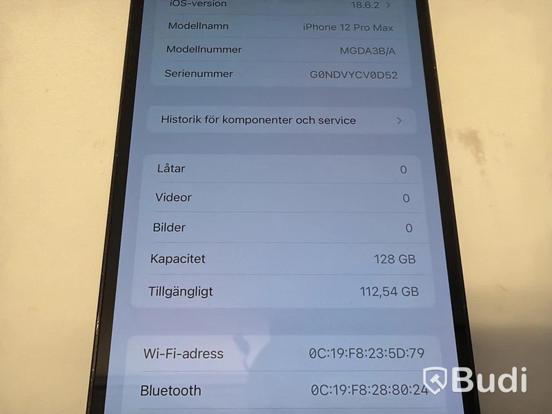 iPhone 12 Pro Max, blå, 128 GB