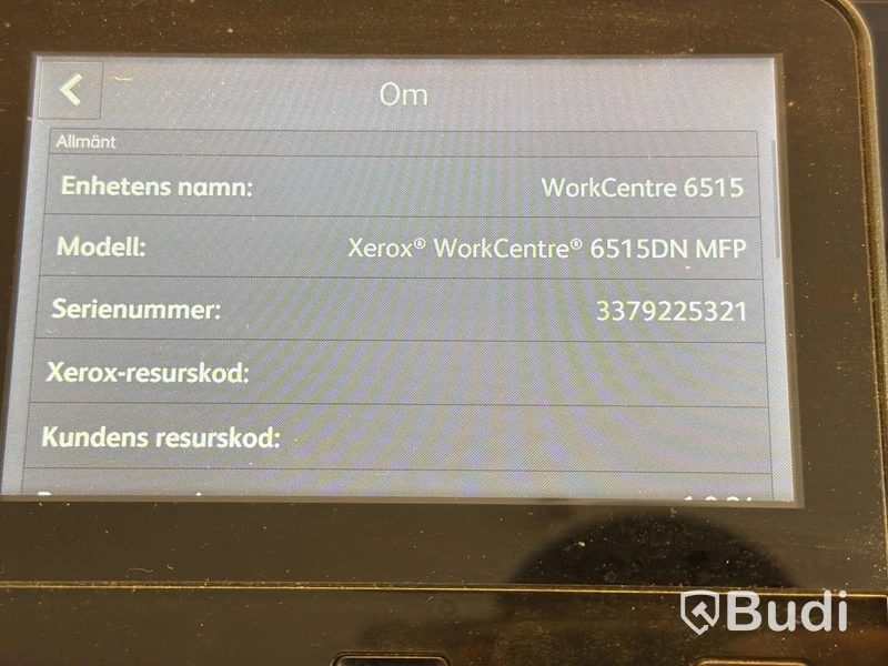 Multifunktionsskrivare Xerox WorkCentre 6515DN MFP, -2017