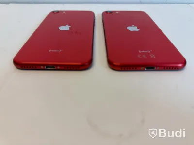 2 st iPhone SE, röd, 64 GB