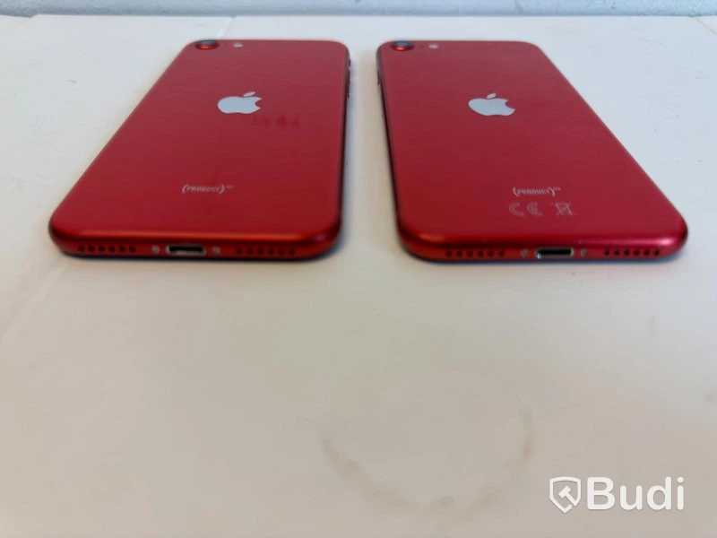 2 st iPhone SE, röd, 64 GB