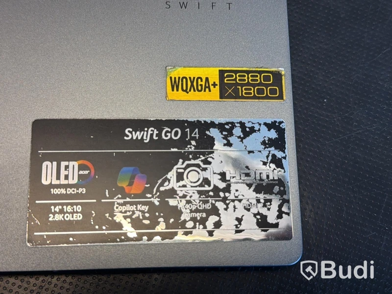 Acer Swift Go 14 Laptop, Ryzen 7, 16 GB RAM