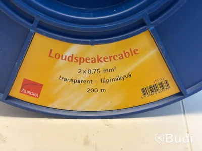 Högtalarkabel 2 x 0,75 mm2