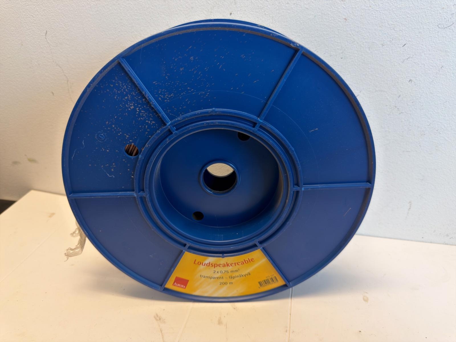 Högtalarkabel 2 x 0,75 mm2