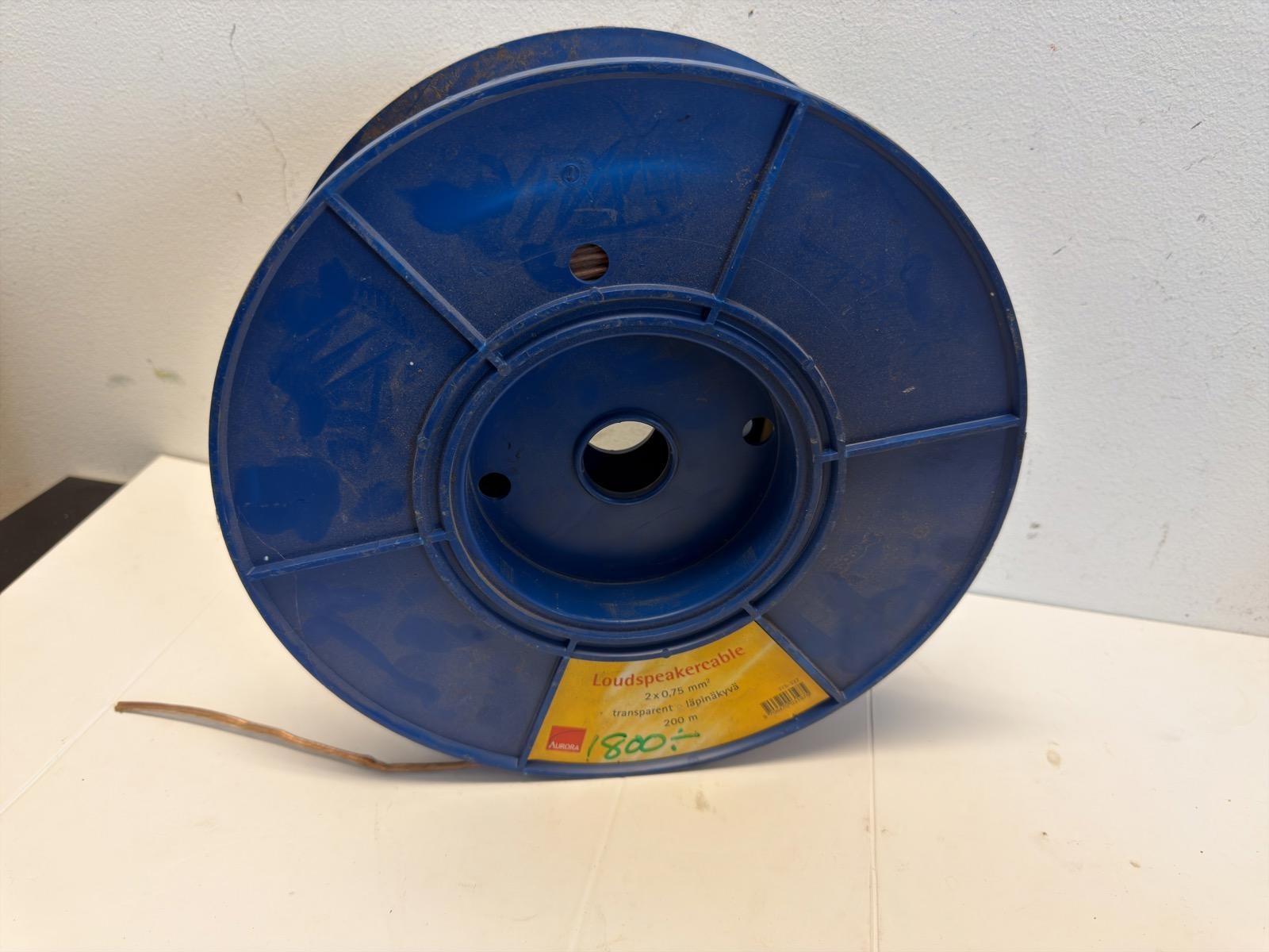 Högtalakabel 2 x 0,75 mm2
