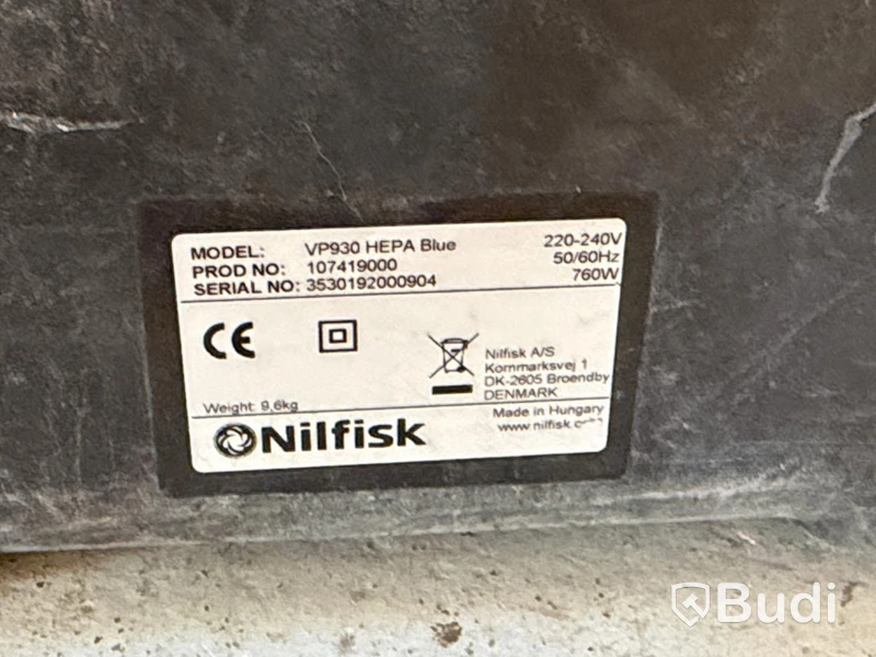 Dammsugare Nilfisk VP930 HEPA Blue, 760 W