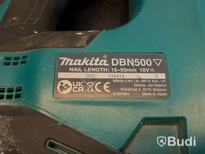 Spikpistol Makita DBN500ZJ, 18V LXT
