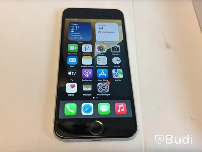iPhone Apple SE, iOS 18.5, 100 % batterihälsa