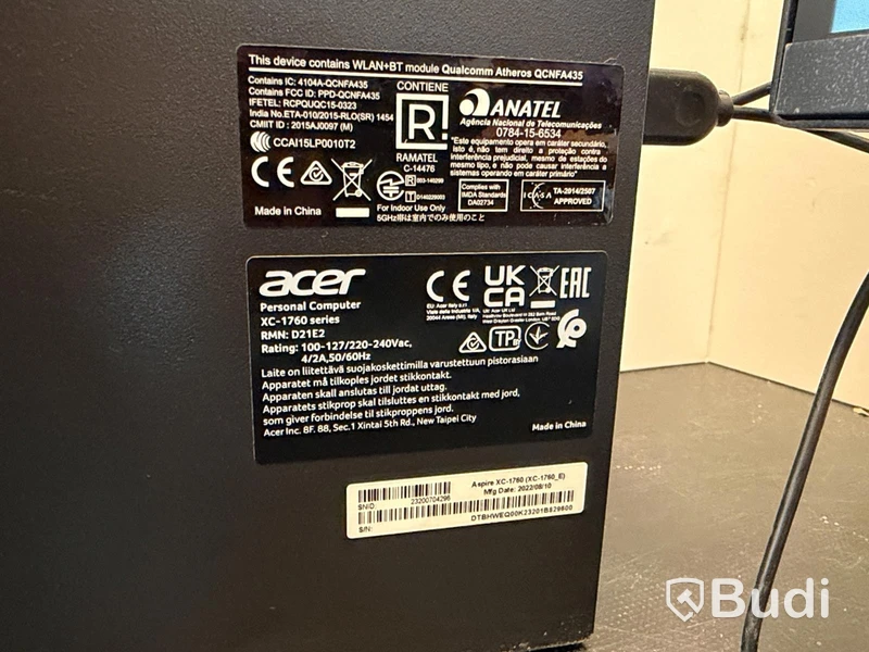 Stationär dator Acer Aspire XC-1760, i5, 8 GB RAM