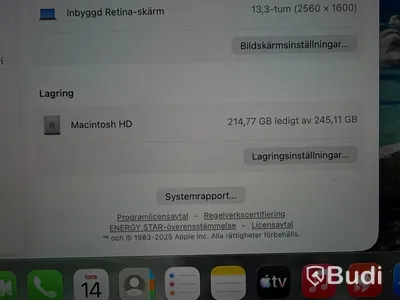 MacBook Air, M1, 8 GB RAM
