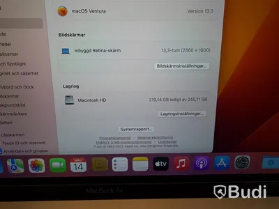 MacBook Air M1, 2020, 8 GB RAM