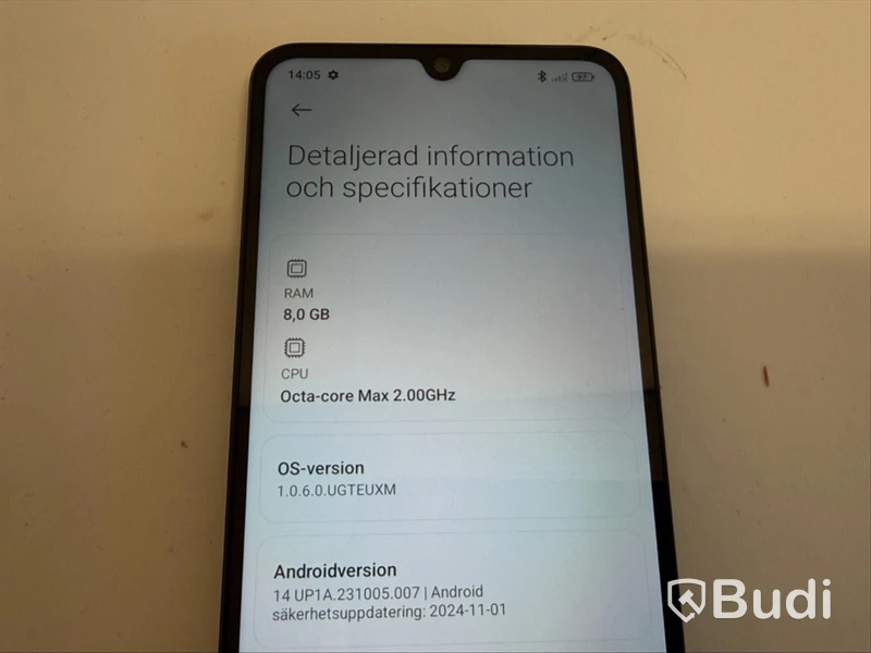 Mobiltelefon Xiaomi Redmi 14C, 8 GB RAM, 256 GB