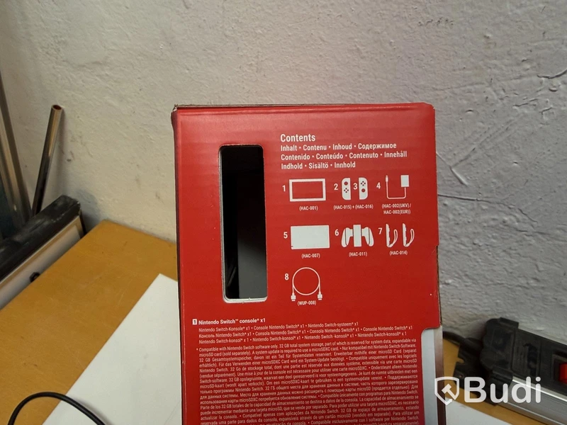Spelkonsol Nintendo Switch, röd/blå Joy-Con