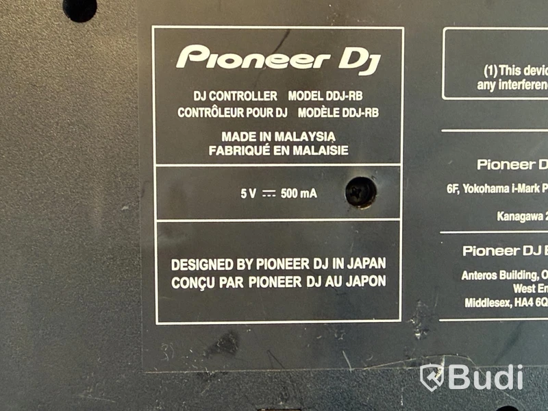 Pioneer DDJ-RB DJ controller