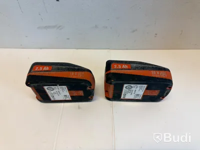 2 st Batteri Fein, 18 V, 2x2,5 Ah