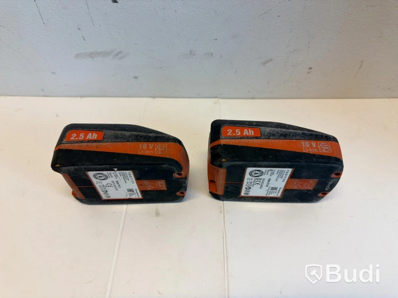2 st Batteri Fein, 18 V, 2x2,5 Ah