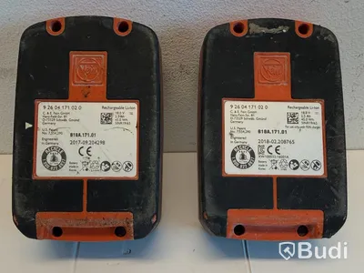 2 st Batteri Fein, 18 V, 2x2,5 Ah