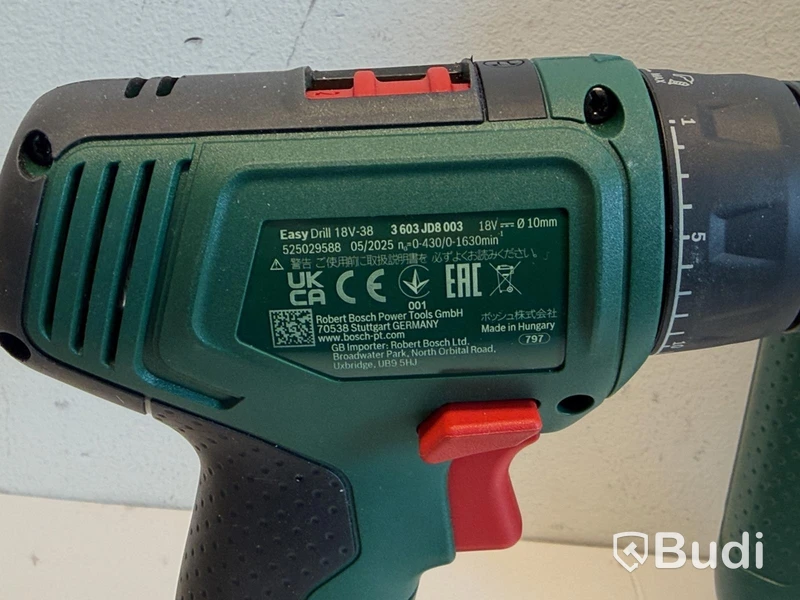 Skruvdragare Bosch EasyDrill 18V-38, 18V, 2,0 Ah