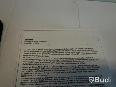 iPhone 13, 128 GB, svart