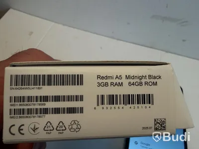 Mobiltelefon Xiaomi Redmi A5, Midnight Black, 3/64 GB