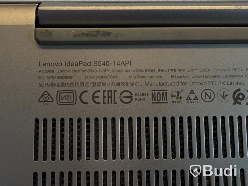 Laptop Lenovo IdeaPad S540-14API, Ryzen 5, 8 GB RAM