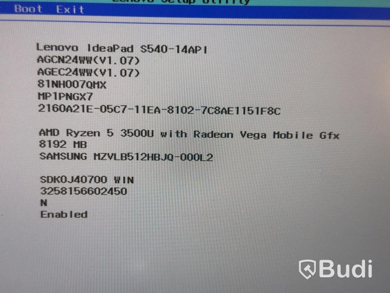 Laptop Lenovo IdeaPad S540-14API, Ryzen 5, 8 GB RAM