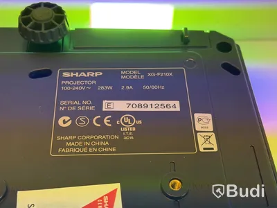 Projektor Sharp XG-F210X, 2007