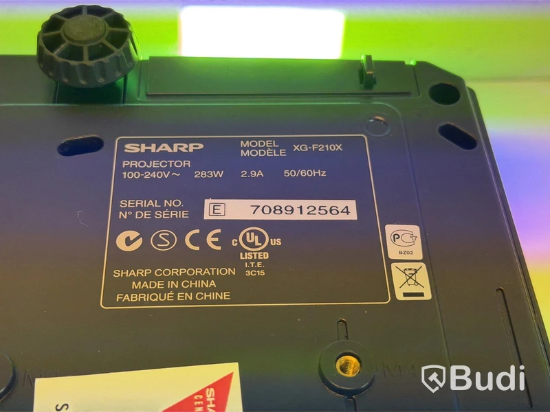 Sharp XG-F210X projector, 2007