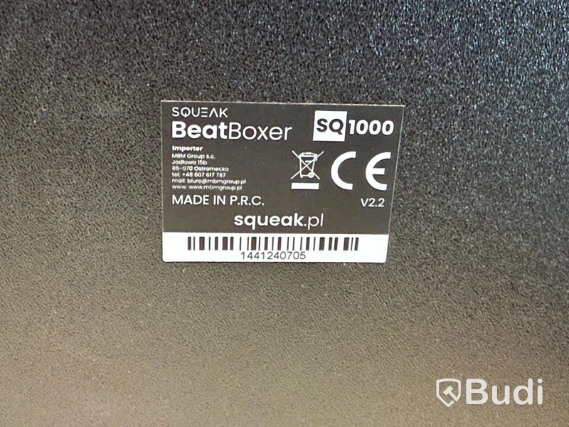 PA-högtalare Squeak BeatBoxer SQ1000, med mikrofon